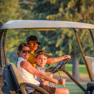 Family golf cart