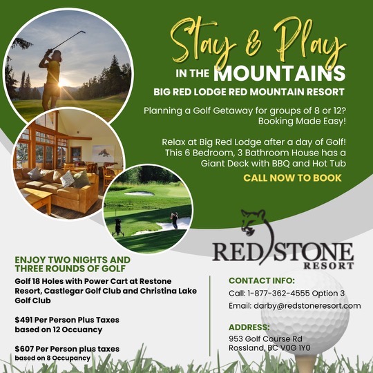 Big Red Lodge Golf Package